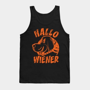 Hallo-wiener, Hallowiener, Halloween Tank Top